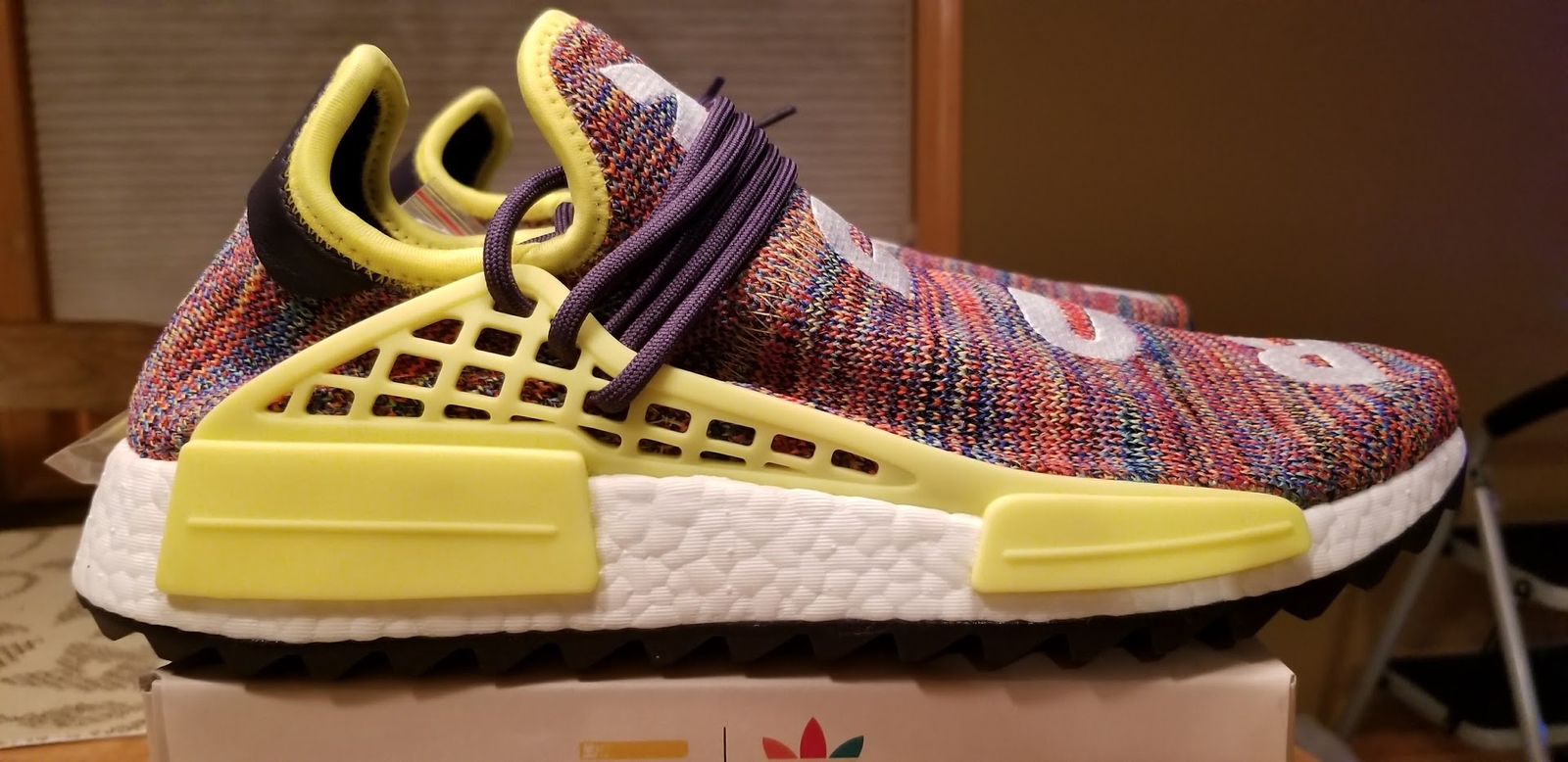 Solution Pharrell Williams Hu Holi NMD MC Shoes Red in